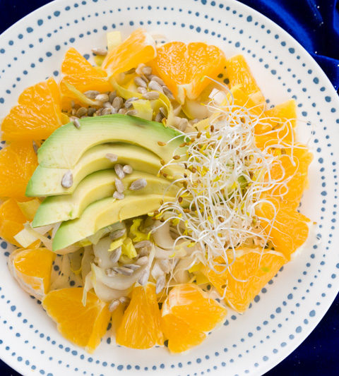 Salade d’endives à l’orange