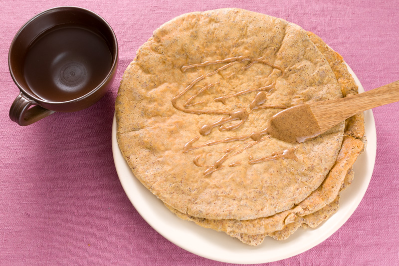 Crêpes à la purée d'amande