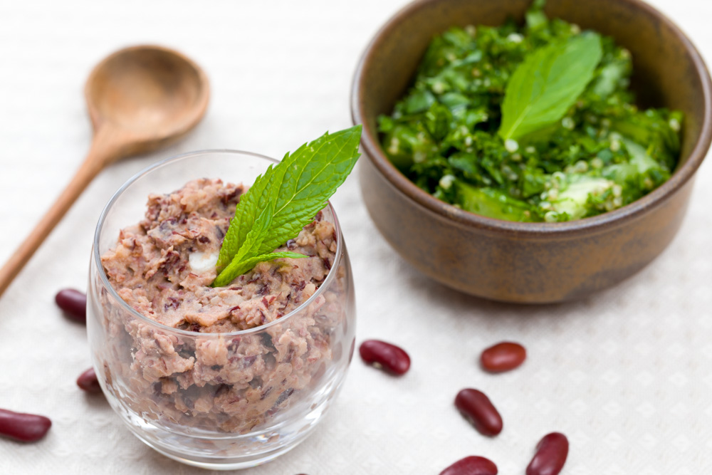 Tartinade de haricots rouges façon houmous