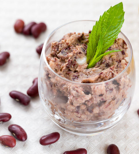 Tartinade de haricots rouges façon houmous