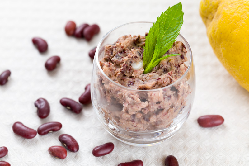 Tartinade de haricots rouges façon houmous