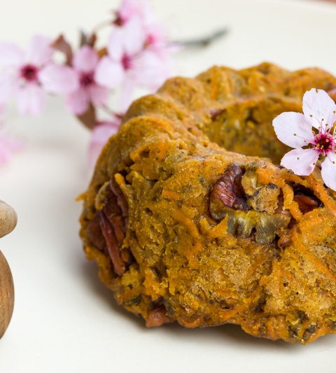 Gâteau aux carottes et noix de Pécan