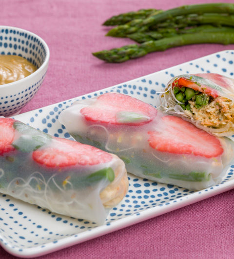 Rouleaux d'été aux saveurs printanières